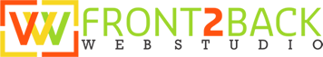 Front2Back Web Studio Logo